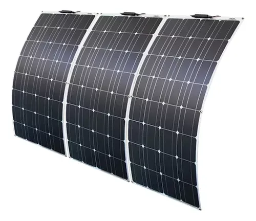 3 Paineis  SOLAR 540W (3x180w) Flexível Monocristalino 