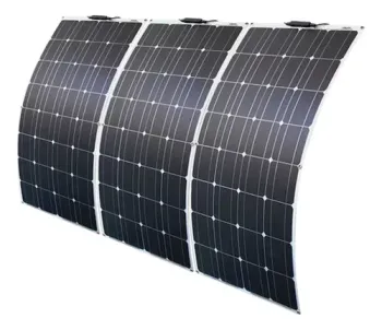 3 Paineis  SOLAR 540W (3x180w) Flexível Monocristalino 
