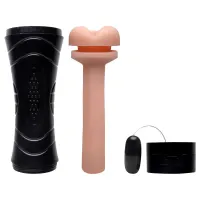 MASTURBADOR - ÂNUS EM FORMATO DE LANTERNA COM VIBRAÇÃO MULTIVELOCIDADE EM CYBERSKIN                           LIBY SEXSHOP - Foto 5