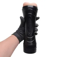 MASTURBADOR - ÂNUS EM FORMATO DE LANTERNA COM VIBRAÇÃO MULTIVELOCIDADE EM CYBERSKIN                           LIBY SEXSHOP - Foto 7