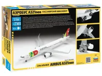 Miniatura Avião Airbus A321 Neo kit Zvezda 1/144 plastimodelismo - Foto 3