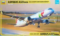 Miniatura Avião Airbus A321 Neo kit Zvezda 1/144 plastimodelismo - Foto 4