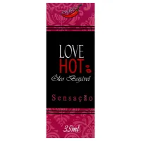 LOVE HOT ÓLEO BEIJÁVEL AROMÁTICO SENSAÇÃO 35ML - CHILLIES.                                                            LIBYSEXSHOP       - Foto 4