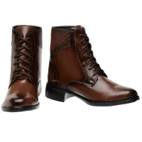 Botina Feminina Cano Médio em Couro Sintético - Foto 10