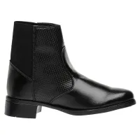 Botina Feminina Cano Médio em Couro Sintético - Foto 11