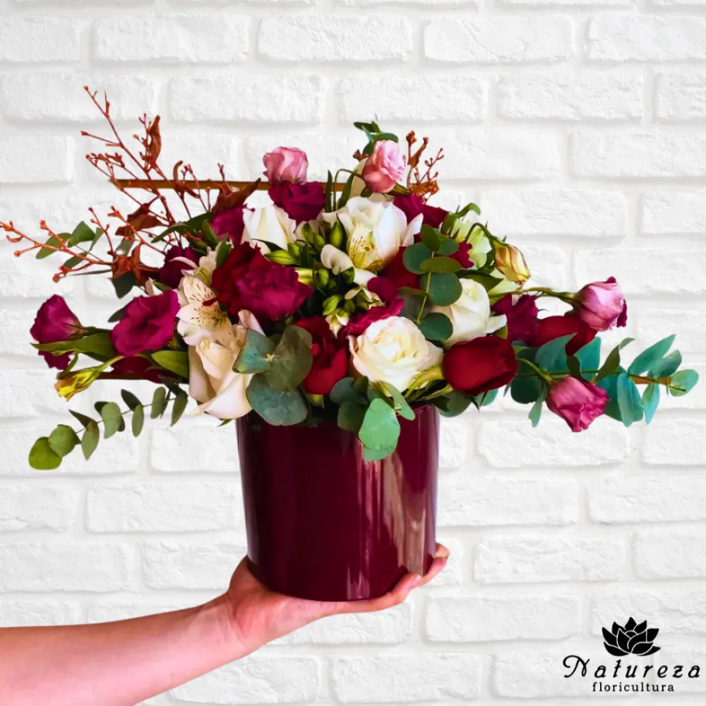 Arranjo charme em flores 