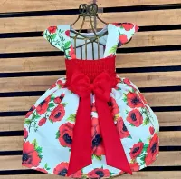 Vestido Flor Vermelha - Foto 2