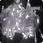 Cordão Pisca Strobo 100 Led Branco Frio 10 metros Imagem