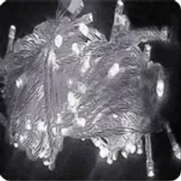 Cordão Pisca Strobo 100 Led Branco Frio 10 metros