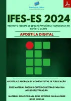 Apostila IFES ES  Pedagogo 2024