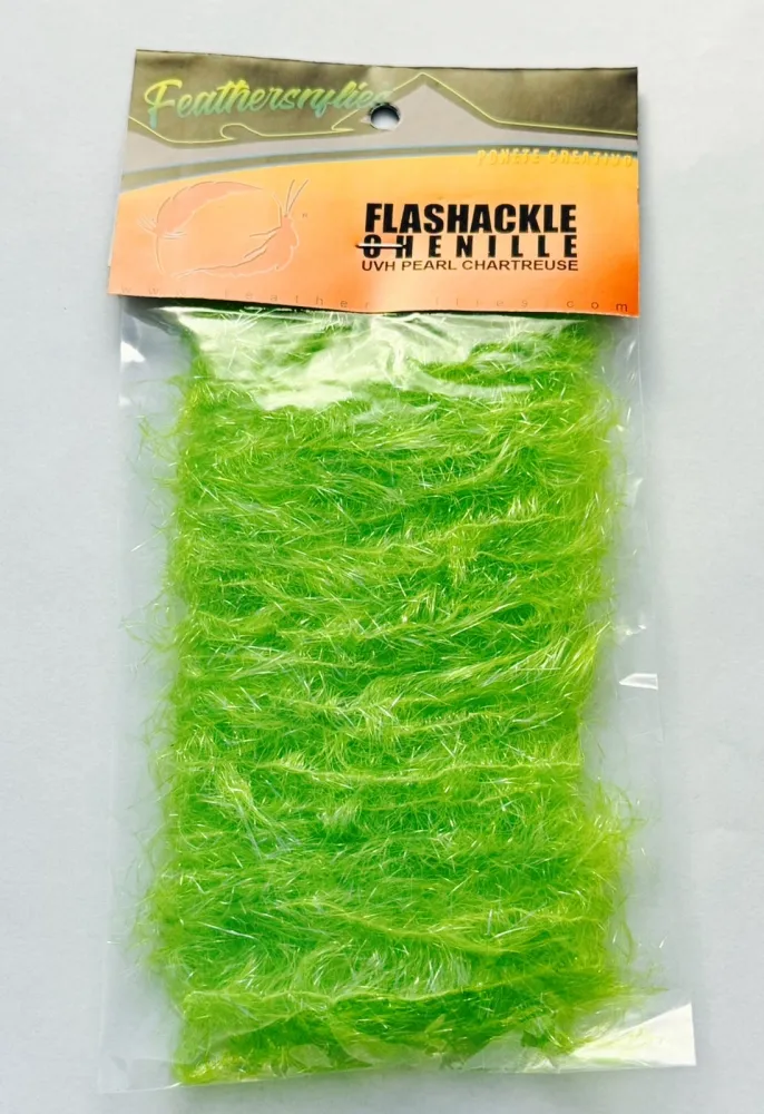 Flashackle Chenille Grande - Chartreuse UV Imagem