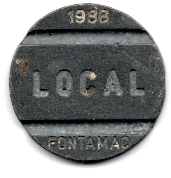 Ficha Telefônica - 1986 - Local - Fontamac - Sistema Telebrás Imagem