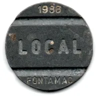 Ficha Telefônica - 1986 - Local - Fontamac - Sistema Telebrás
