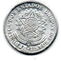 1961 - 2 Cruzeiros - ERRO: Cunho Quebrado - Moeda Brasil - Foto 3