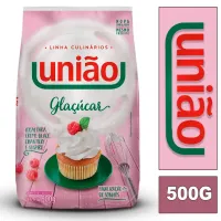 4 Pacotes de Açúcar Confeiteiro Glaçúcar 500g - União - Foto 2