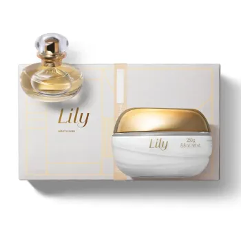 Kit Lily: Eau De Parfum 30ml + Creme Acetinado Desodorante Corporal 250g - Foto 2