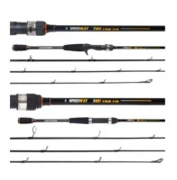 Vara Speed Prime 2-6 LB - 1.80M- Ação Média - Inteiriça -Cabo EVA - Albatroz Molinete