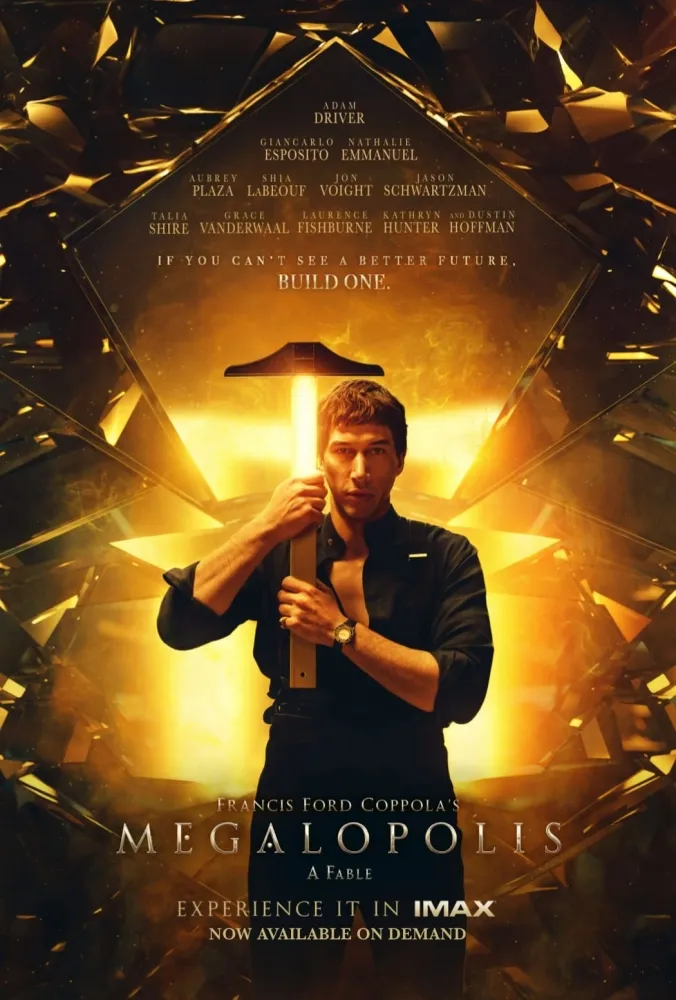 Megalópolis (2024) Francis Ford Coppola DVD - legendas em português