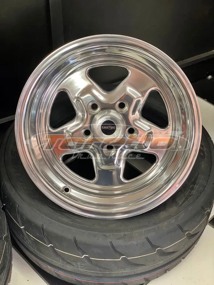 Rodas NITRO POLIDA Aro 15 Tala 7 5X114  - VISION WHEEL(PAR) (SOLICITE COTAÇÃO DO FRETE) Imagem