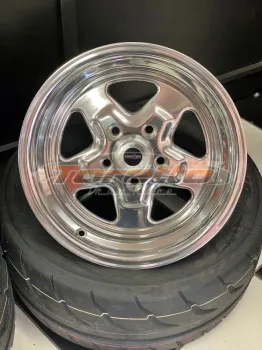 Rodas NITRO POLIDA Aro 15 Tala 7 5X114  - VISION WHEEL(PAR) (SOLICITE COTAÇÃO DO FRETE)