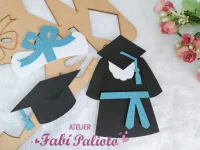 G1.790 Gabarito de Moldes  em MDF  Enfeite Formatura Grande - Foto 3