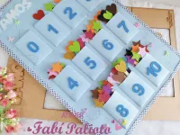 G1.788  Gabarito de Moldes em MDF  Painel vamos contar - Foto 3