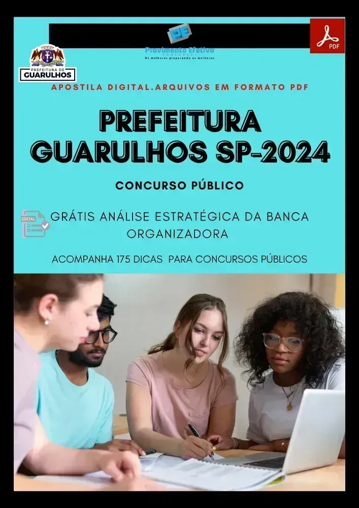 Apostila Pref Guarulhos 2024 FONOAUDIOLOGIA