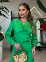 BLUSA MANGA LONGA VERDE - Foto 3