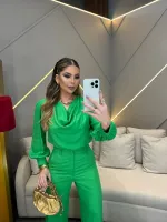 BLUSA MANGA LONGA VERDE - Foto 4