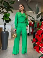 CALÇA PANTALONA VERDE - Foto 2