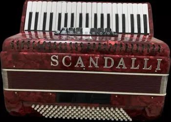 Acordeon / Sanfona Scandalli 120 Baixos Vermelha - Foto 2