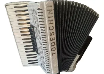 Acordeon - Sanfona Todeschini 80 Baixos Branca