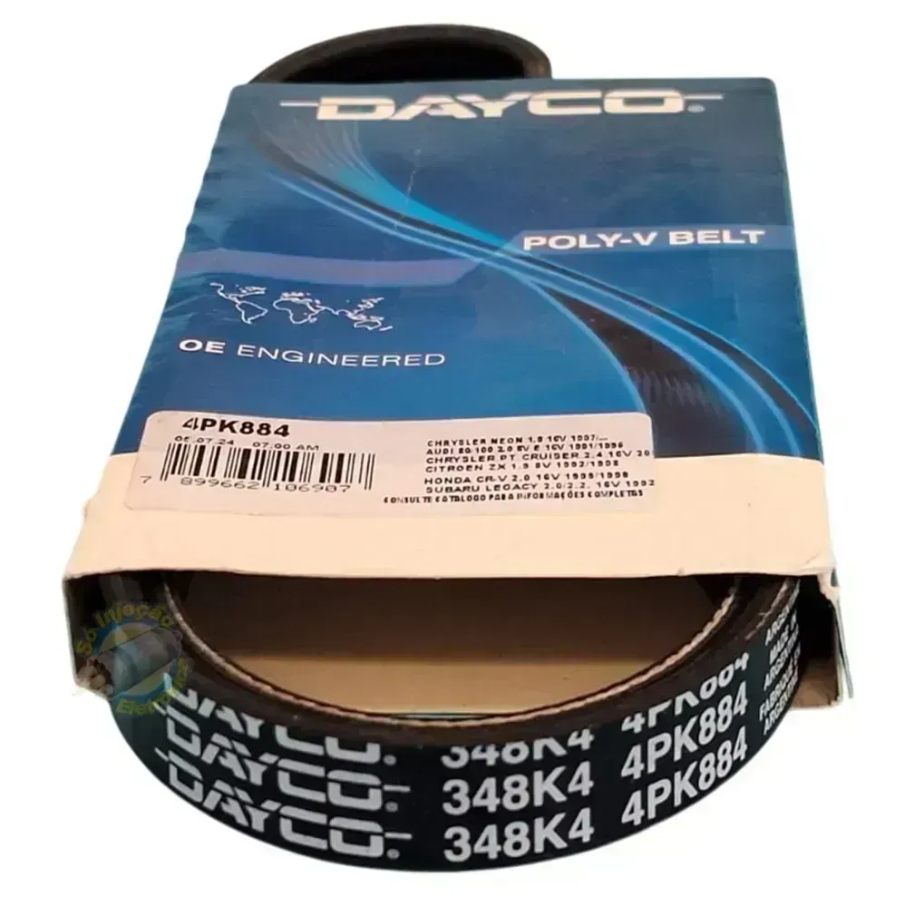 Só Injeção Eletrônica - Correia Alternador Dayco Chrysler PT