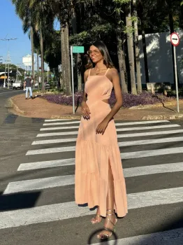 Vestido Crepe 