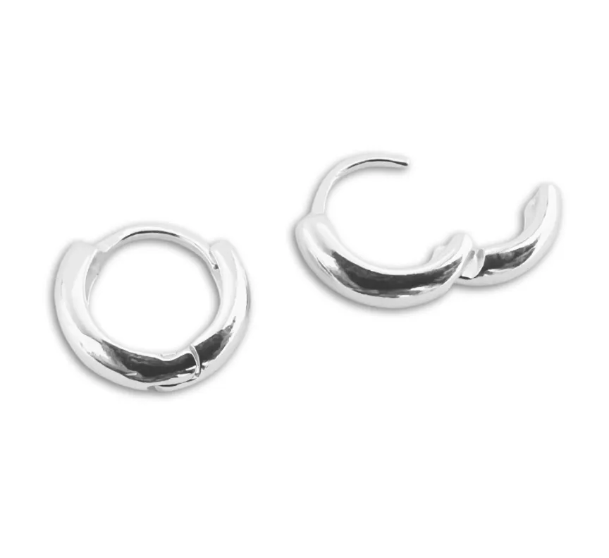 Brinco de prata  950 argolas - 260243