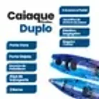 Caiaque 2 Lugar Duplo Polaris Piraiba Pesca Lazer Completo - Foto 4