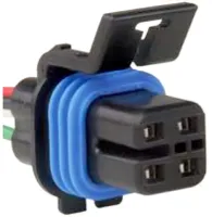 Conector Chicote 4 Vias Superior Flange da Bomba de Combustível FORD Ranger