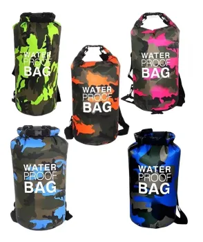 Bolsa Saco Estanque Mochila Impermeável 20 Litros Com Alça (consultar cores disponiveis)