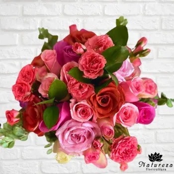 Arranjo Belo Charme em Tom Rosa  - Foto 2