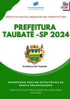 Apostila Taubaté 2024 Assistente Social