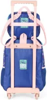 Mochila com rodas + lancheira original Stitch azul IC4132SC - Foto 3