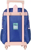Mochila com rodas + lancheira original Stitch azul IC4132SC - Foto 6