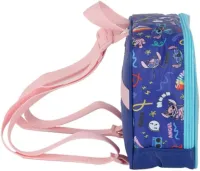 Mochila com rodas + lancheira original Stitch azul IC4132SC - Foto 8