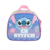  Mochila com rodas + lancheira original Stitch violeta IC41542SC - Foto 3