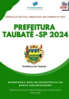 Apostila Pref Taubaté 2024 PSICÓLOGO