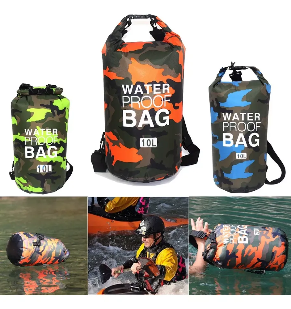 Bolsa Impermeável Saco Bag Estanque 10 Litros Camping Bag (consultar cores disponiveis)