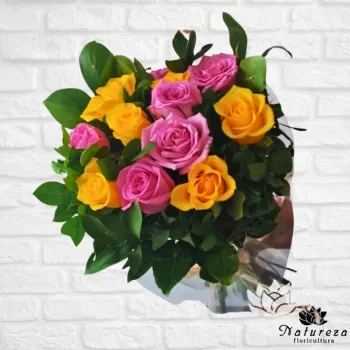 Buquê  tons de alegria 