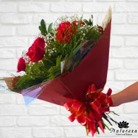 Buquê 18 Rosas Tradicionais Vermelho  - Foto 2