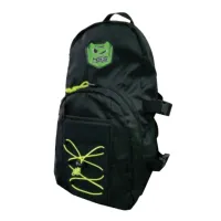 MOCHILA DE HIDRATAÇÃO CARGO PRETA/VERDE - HSS