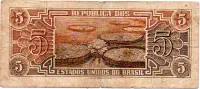 C111 - 5 Cruzeiros - Série 003 - Índio - Data: 1961 - BC - Foto 2